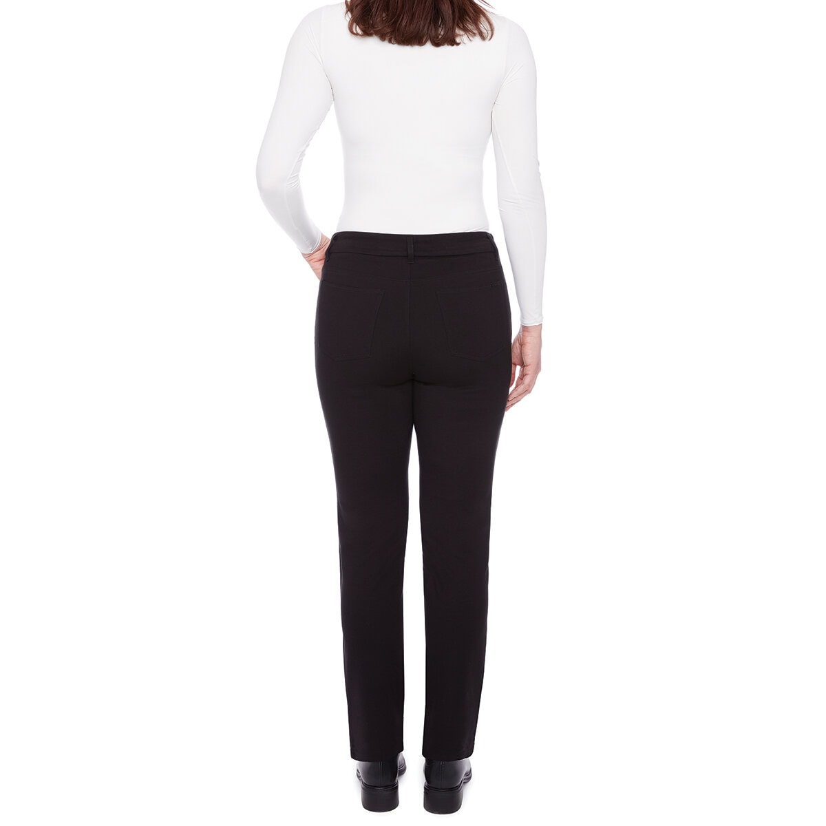 S.C. & CO. Pantalones para Dama Negro Grande