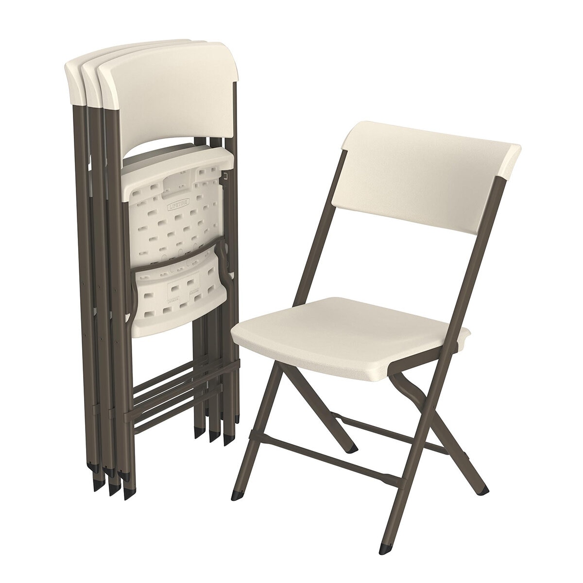 Lifetime, Sillas Plegables 4 pack, Color Almendra Lifetime, Sillas Plegables 4 pack, Color Almendra