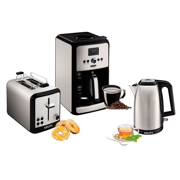 Krups, paquete con cafetera, tostador y tetera Costco México