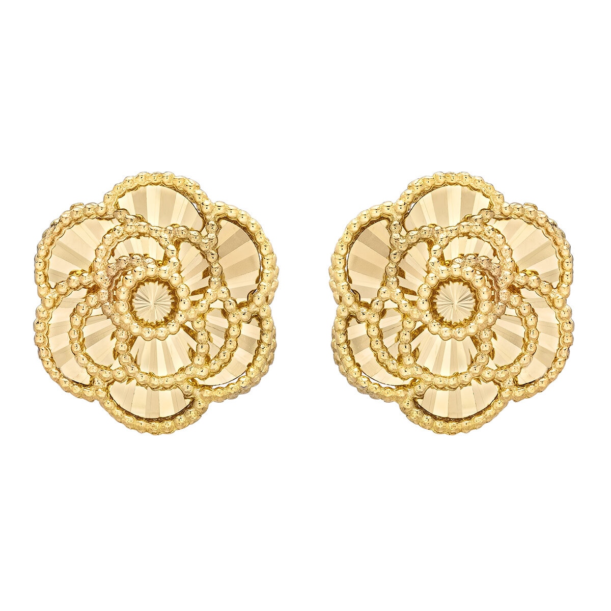 Aretes de oro amarillo 14KT