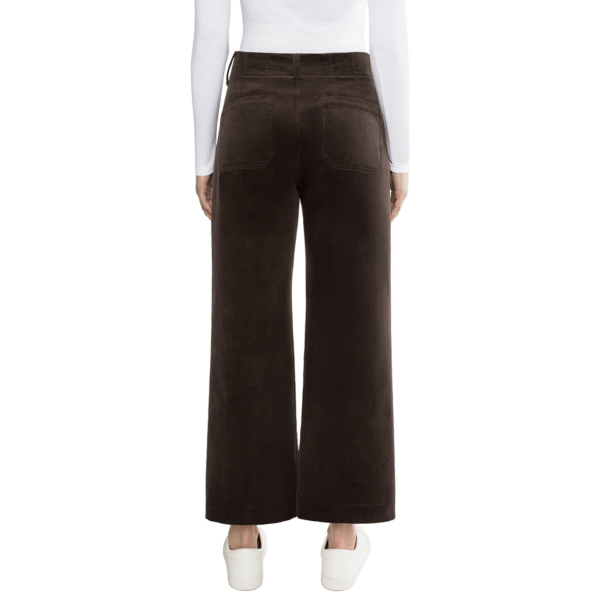 Matty M Pantalones de Pana para Dama Café 12