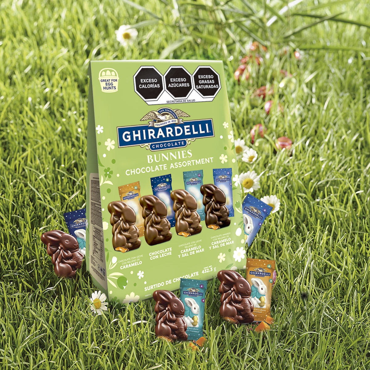 Ghirardelli Bunnies Surtido de Chocolates Rellenos 432 g