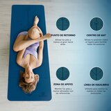 Mist Jewel Tapete para Yoga Azul