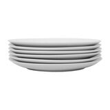 Crown Baccara Juego de 6 Platos de Porcelana