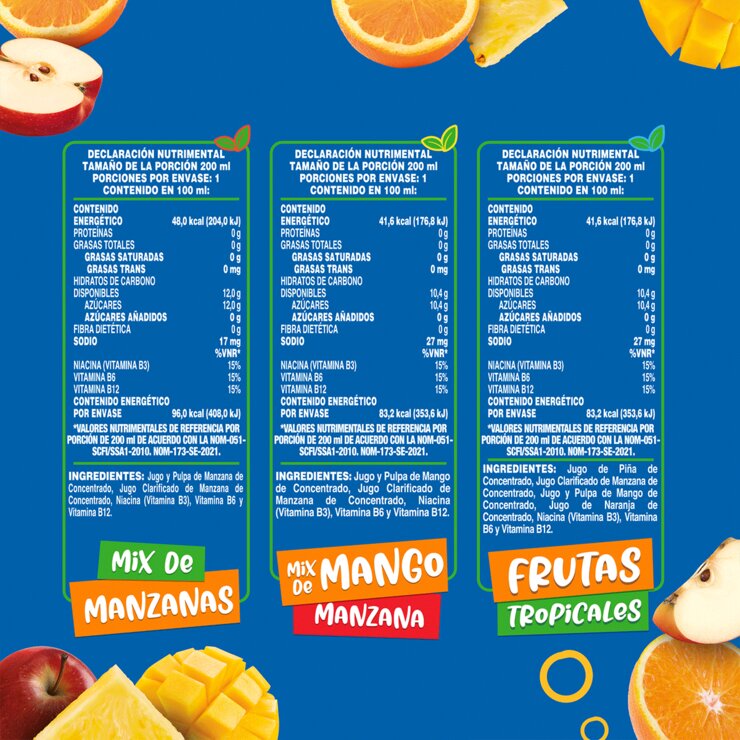 Jumexito Mezcla Jugo de Frutas 24/200 ml