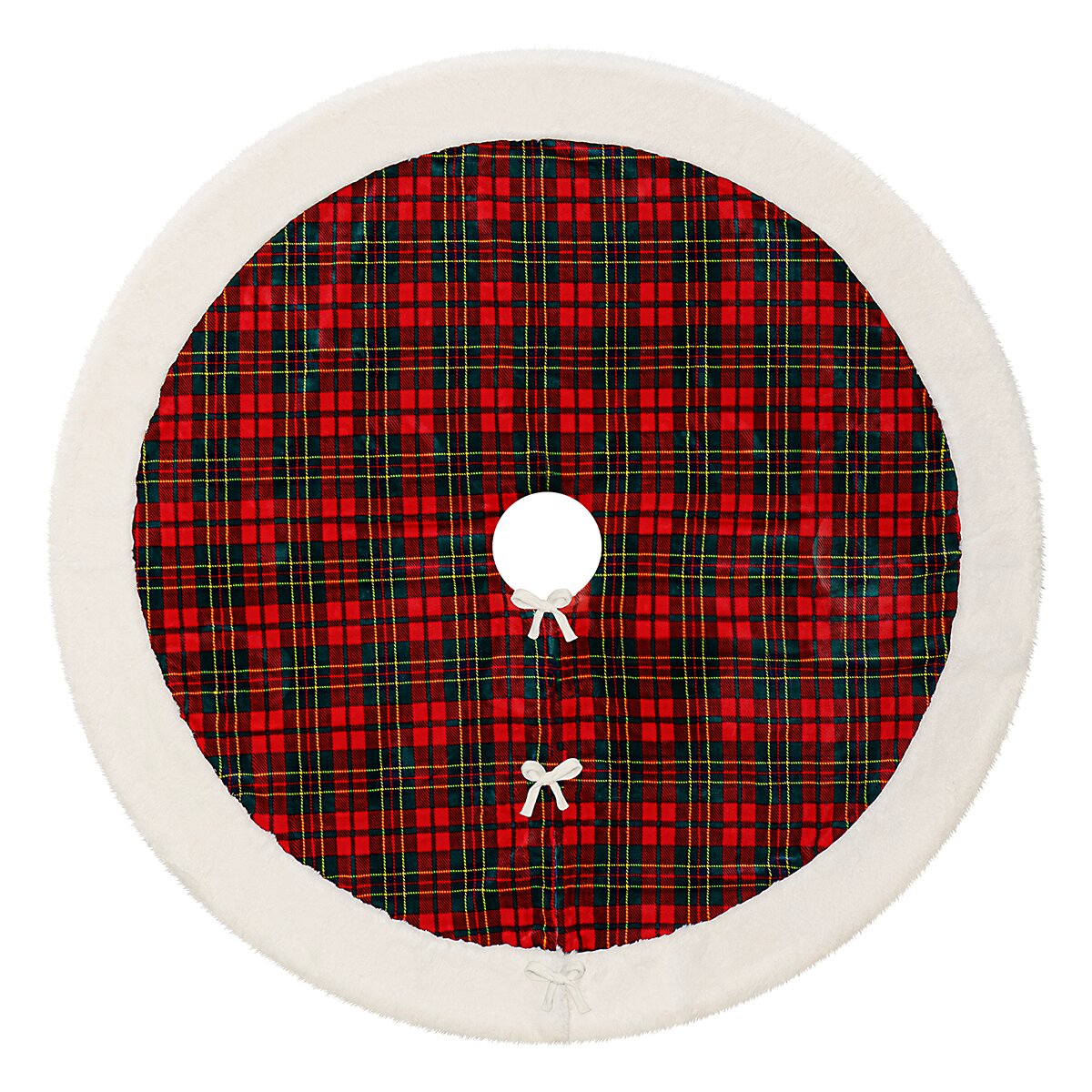 Falda para Árbol 152 cm, Cuadrícula Falda para Árbol 152 cm, Cuadrícula