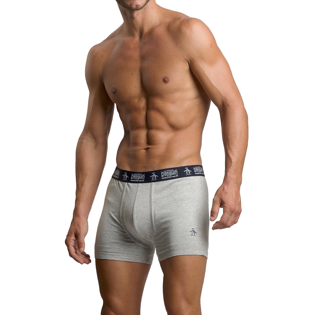 An Original Penguin Boxer para Caballero 3 piezas Gris Chica