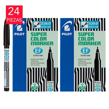 Pilot Marcador Permanente Rellenable 24 Piezas Pilot Marcador Permanente Rellenable 24 Piezas
