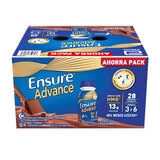 Ensure Advance Suplemento Alimenticio Sabor Chocolate 16 pzas de 237 ml