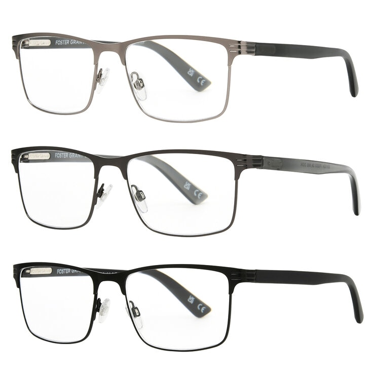 Foster Grant, Lentes de lectura, Dioptría +2.00 para Caballero