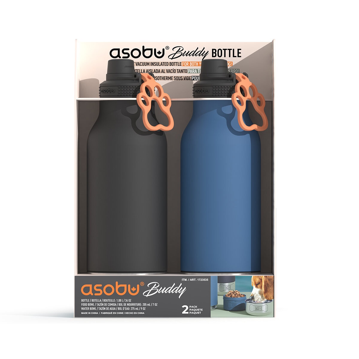 Asobu Bowl para Perro 3 en 1