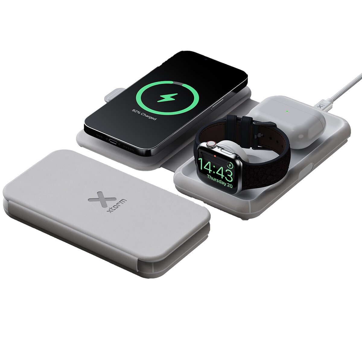 Xtorm Cargador Portatil 3 en 1