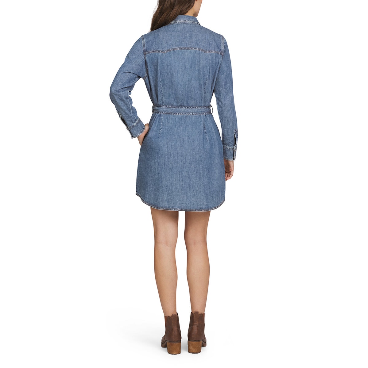 Wrangler Vestido de Mezclilla para Dama azul grande