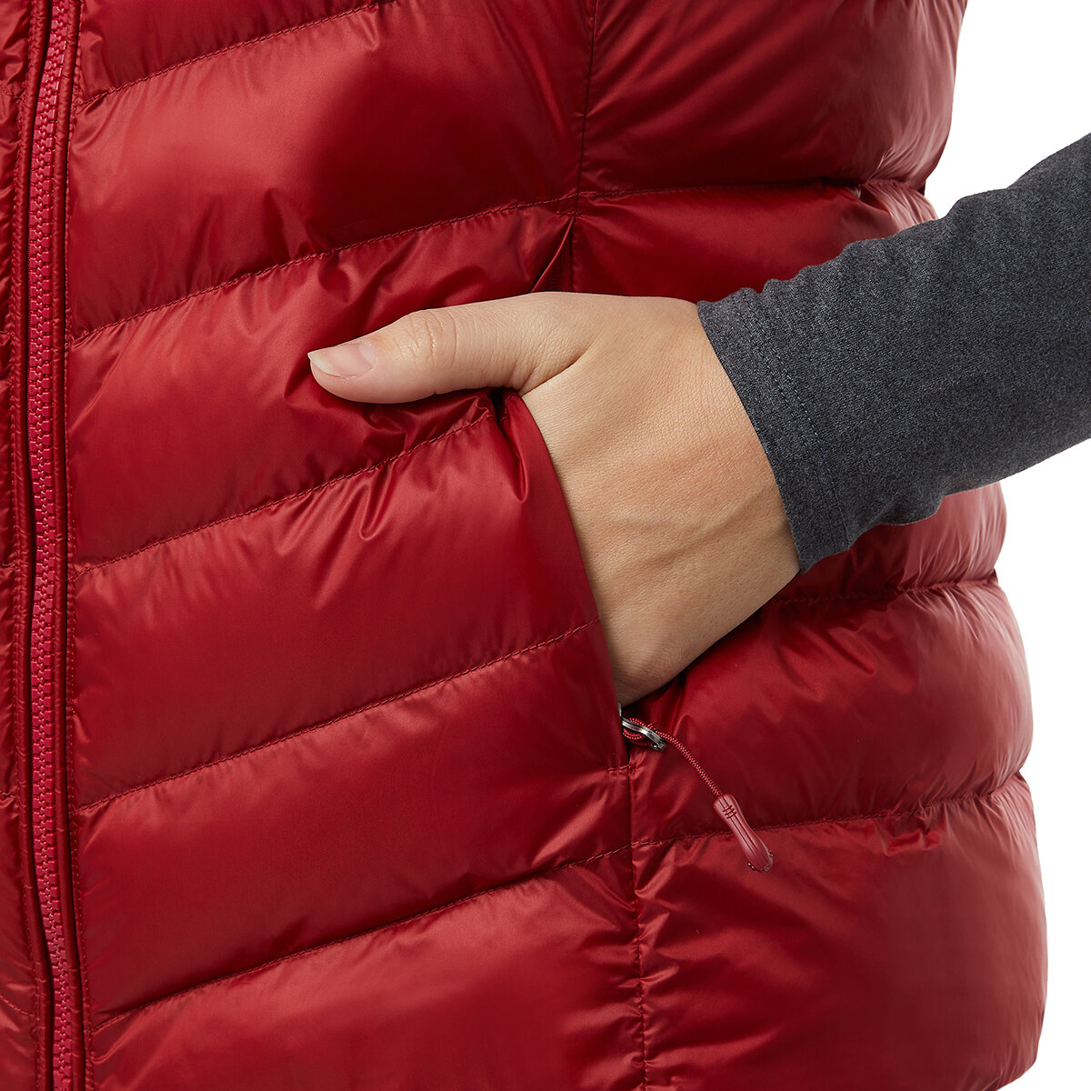 32 Degrees Heat Chaleco para Dama Rojo Chica