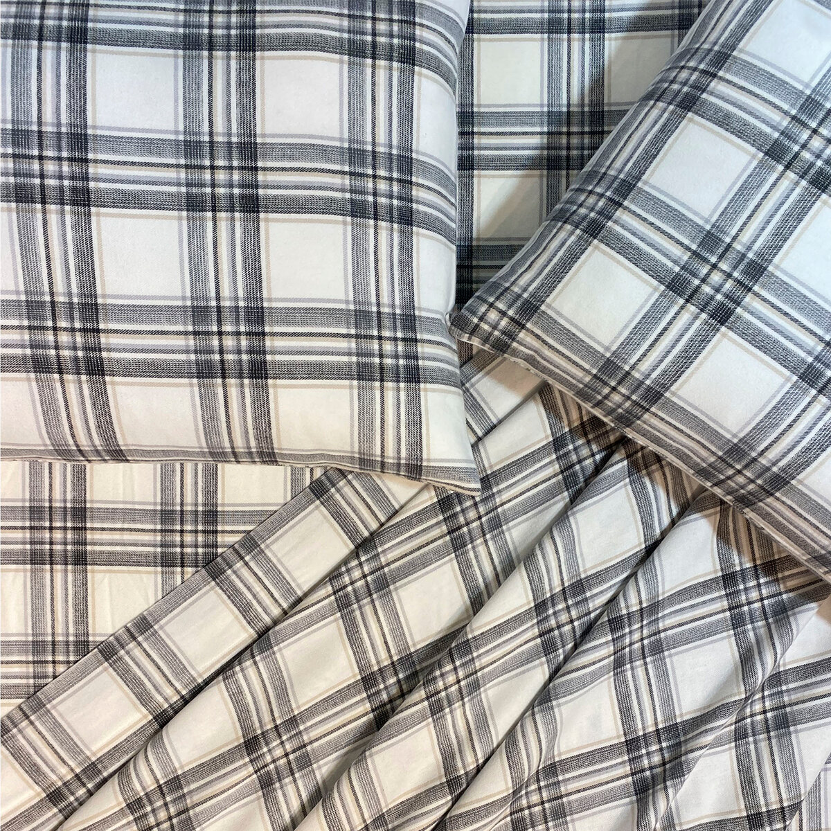Flannel From Portugal Juego de Sábanas de Franela Tamaño Matrimonial 4 Piezas