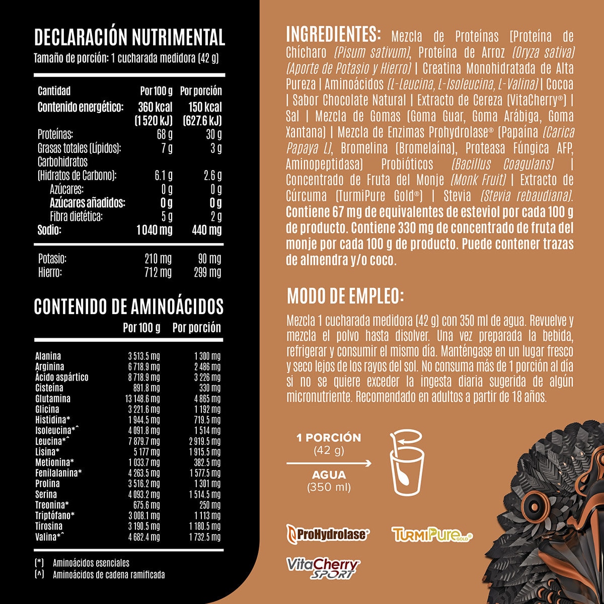 Birdman Falcon Performance Proteína Vegetal Sabor Chocolate 2.1 kg