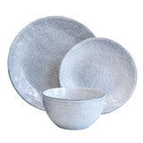 Over & Back Vajilla de Cerámica de 12 piezas, Azul Claro Over & Back Vajilla de Cerámica de 12 piezas, Azul Claro