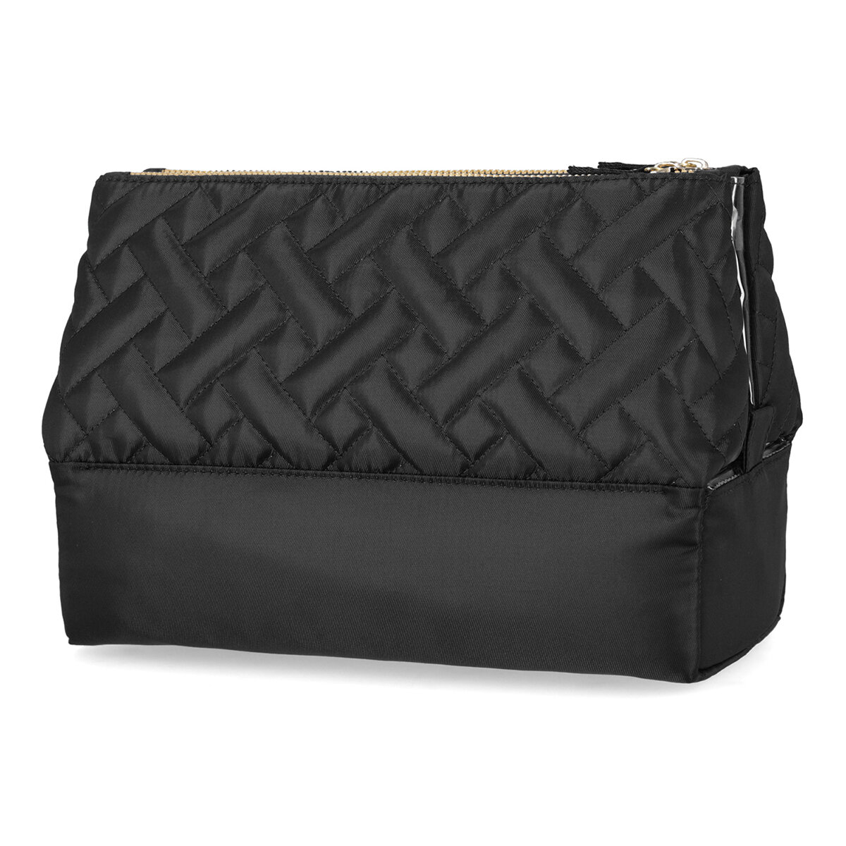 Stella & Max Cosmetiquera de 3 Secciones Negro