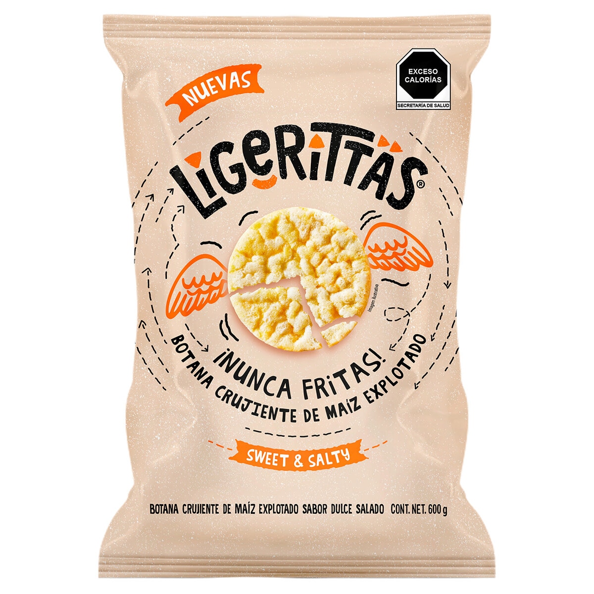 Ligerittas Botana de Maíz 600 g