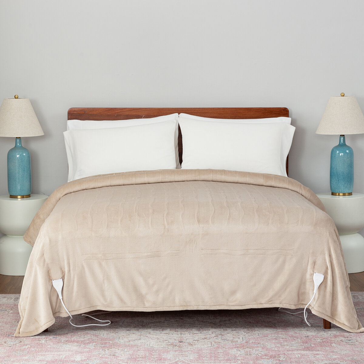 Berkshire Cobija Eléctrica, King, Color Beige