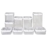 AG Box, Set de 9 Contenedores con Tapa Hermética