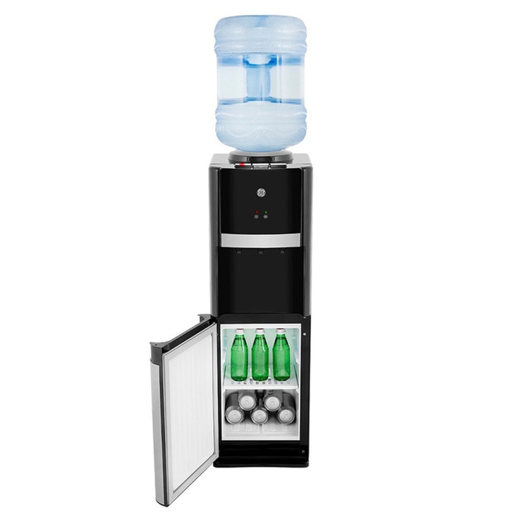 GE dispensador de agua caliente y fría por compresor con gabiente