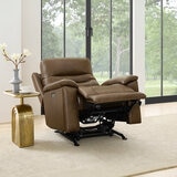 Barcalounger, Sillón Reclinable de Piel con Reposacabezas Eléctrico