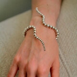 Clio Blue, Pulsera Tipo Cuff, Plata .925