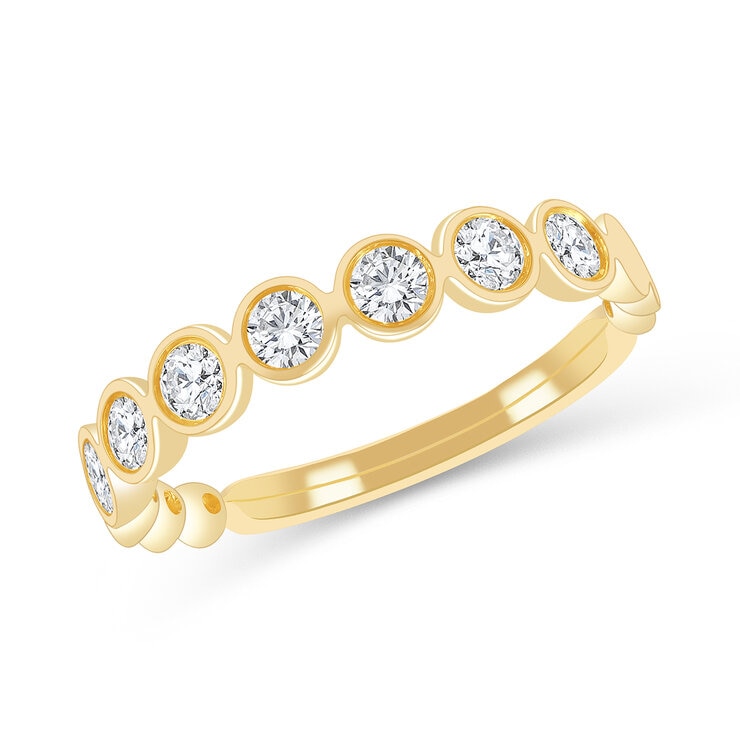 Anillo, Diamantes 0.50ctw, Oro Amarillo Anillo, Diamantes 0.50ctw, Oro Amarillo