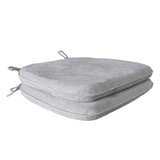 Sutton Place Juego de 2 Cojines para Silla Color Gris