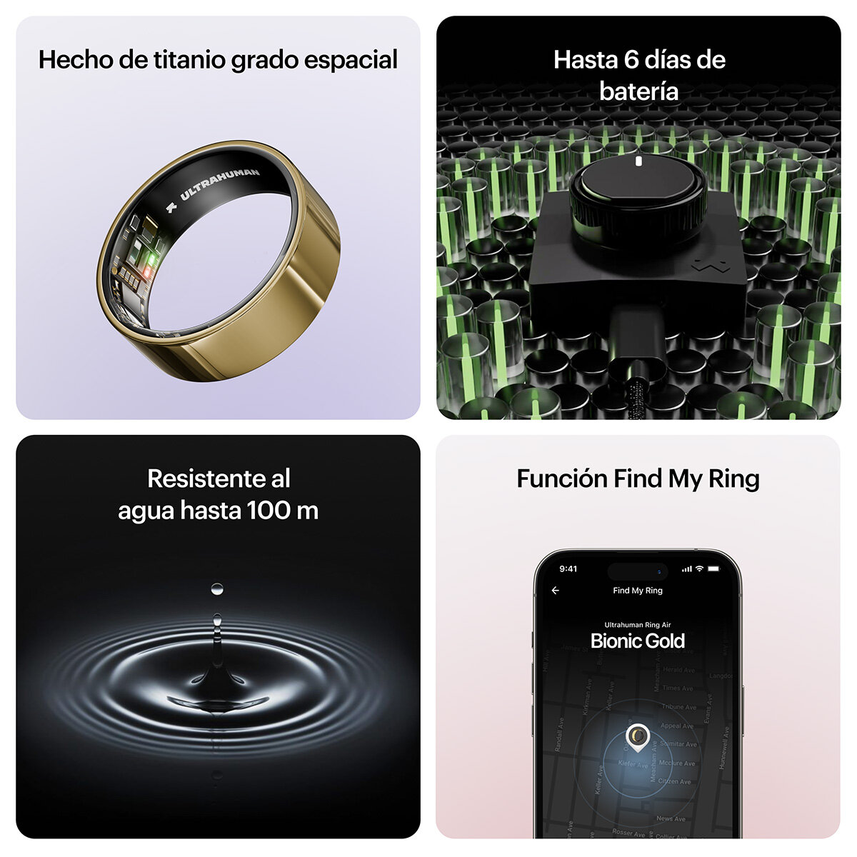 Ultrahuman Ring Air Oro Biónico