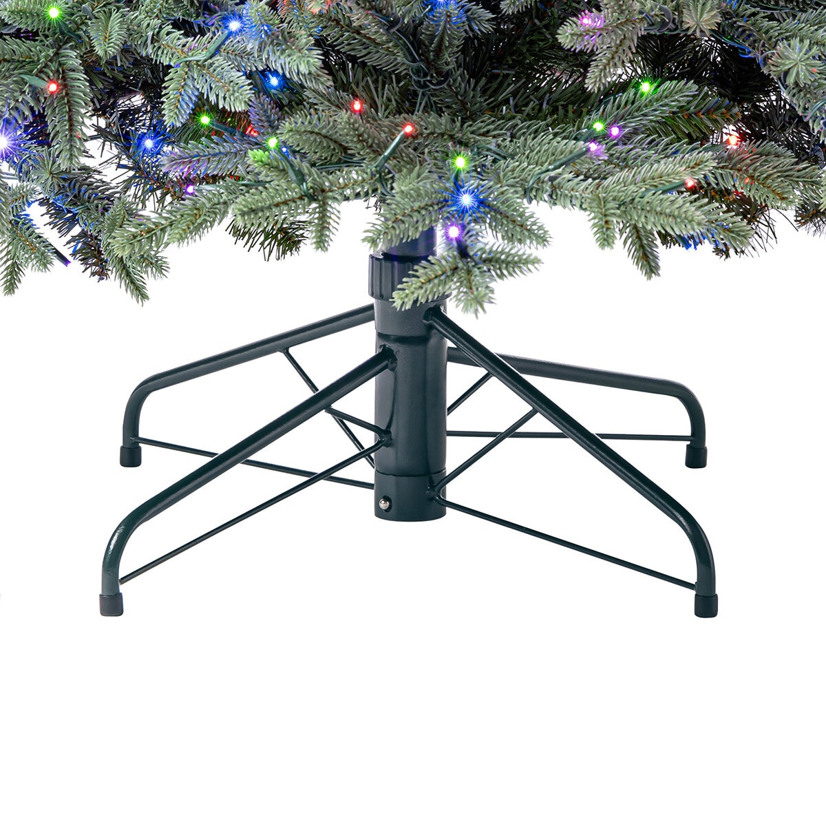 Árbol de Navidad Artificial 2.28m Preiluminado con 1,850 Luces LED