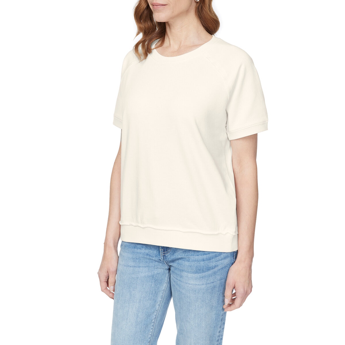 Buffalo David Bitton Sudadera para Dama Blanco Extra Grande