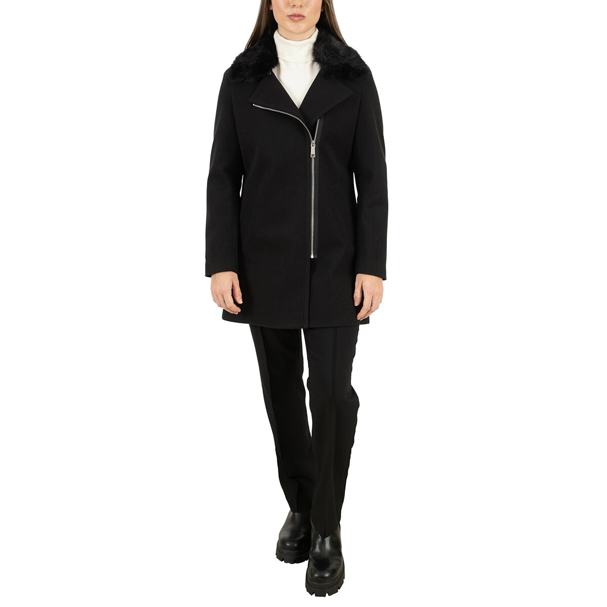 Nine West Abrigo para Dama Negro Extra Chica Nine West Abrigo para Dama Negro Extra Chica