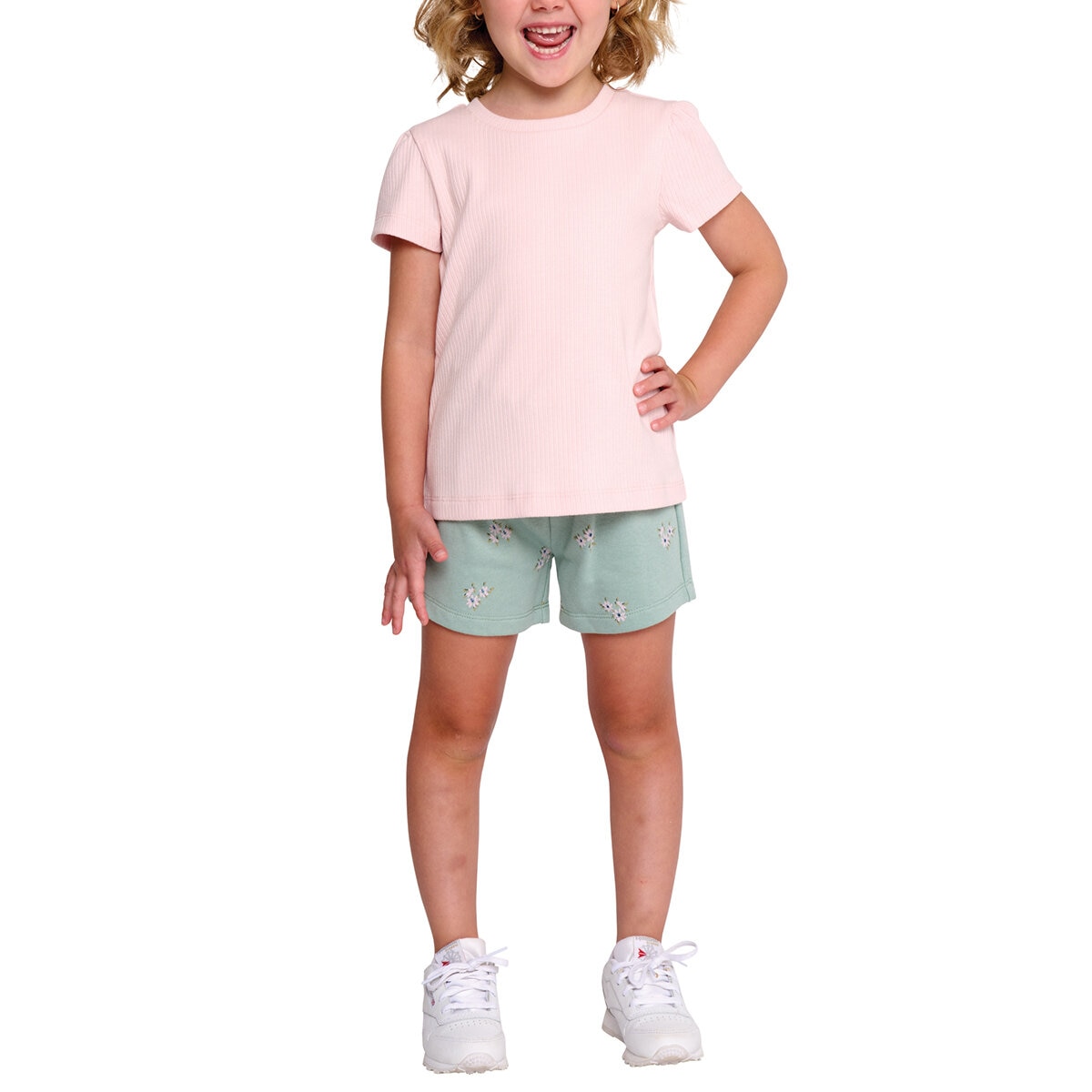 Pekkle Playera 4 piezas para Niños y Niñas Flor 3 Años