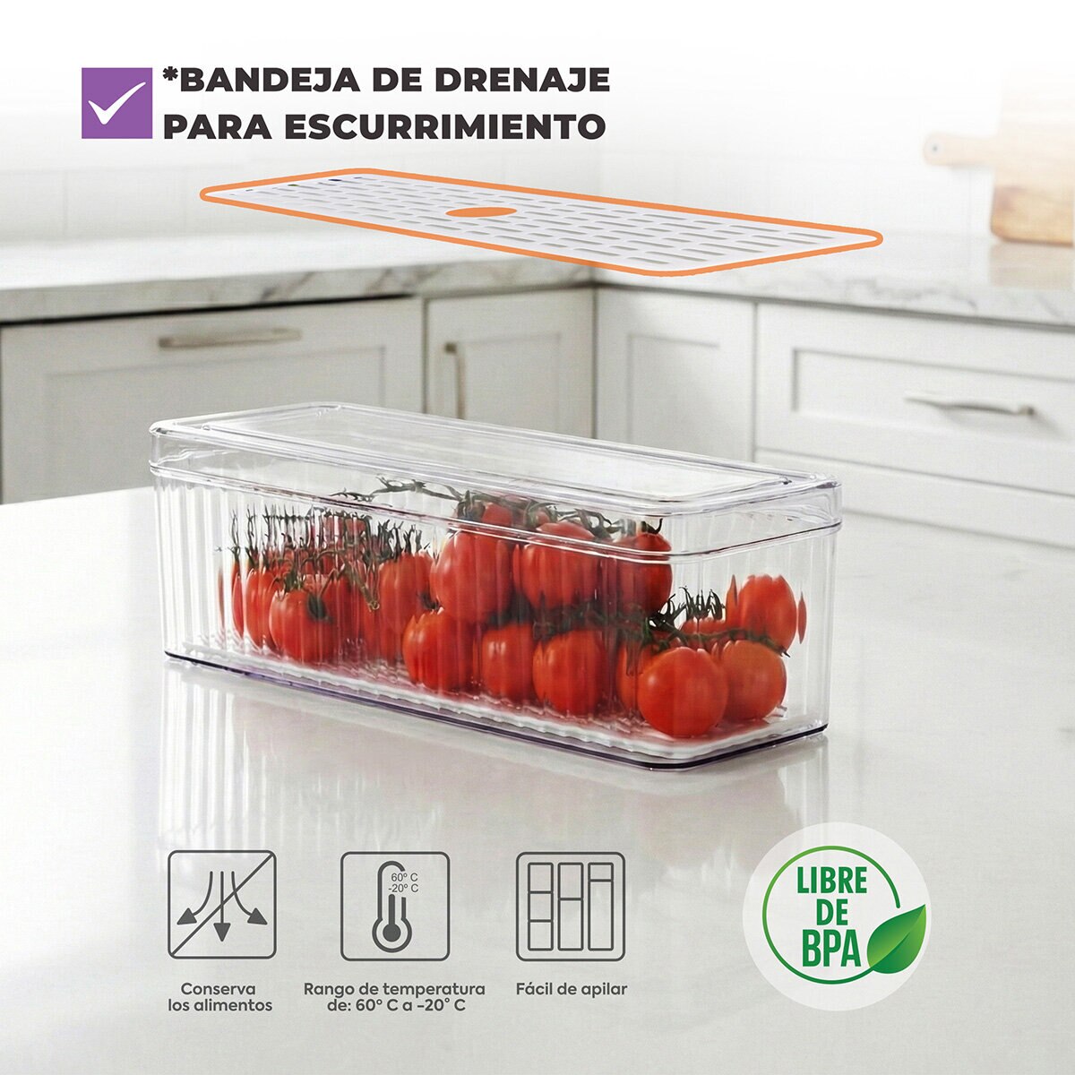 AG Box, Set de 14 Organizadores diferentes Capacidades, para Refrigerador