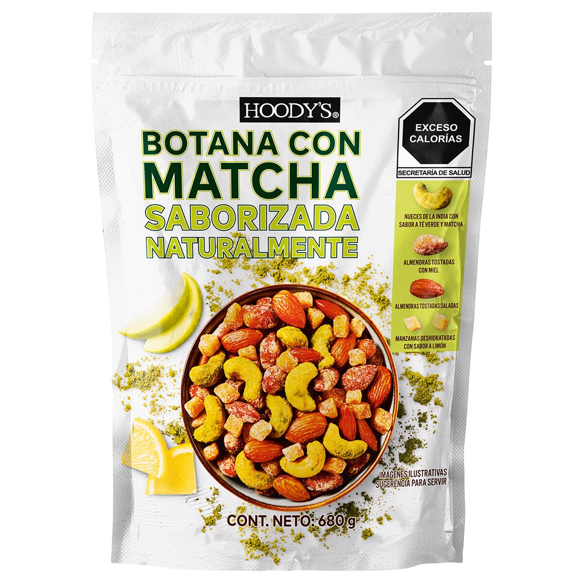 Hoody's Botana con Matcha 680 g Hoody's Botana con Matcha 680 g