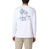 Hang Ten Playera para Caballero Blanco Grande