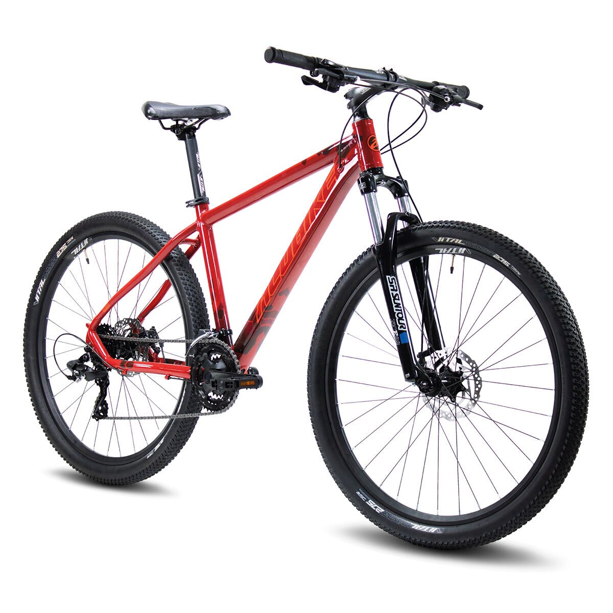 Alubike, Bicicleta de Montaña, R27.5, Rojo, Varios Tamaños