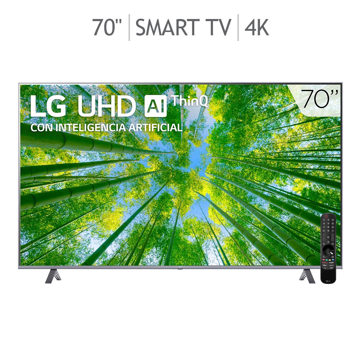 LG Pantalla 70" 4K UHD SMART TV AI ThinQ Costco México