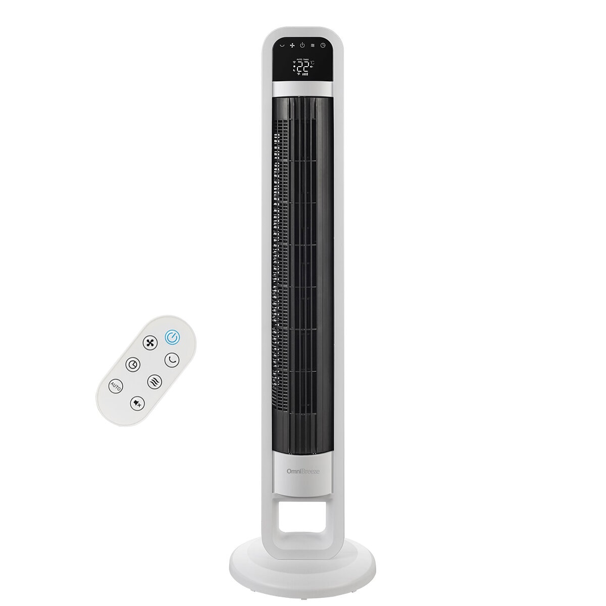 OmniBreeze, ventilador de torre con control WiFi, 5 velocidades