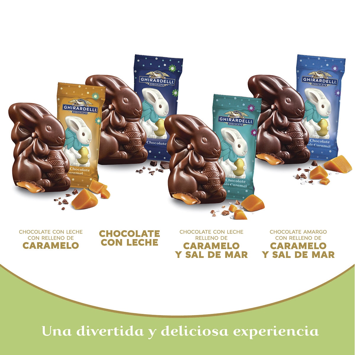 Ghirardelli Bunnies Surtido de Chocolates Rellenos 432 g