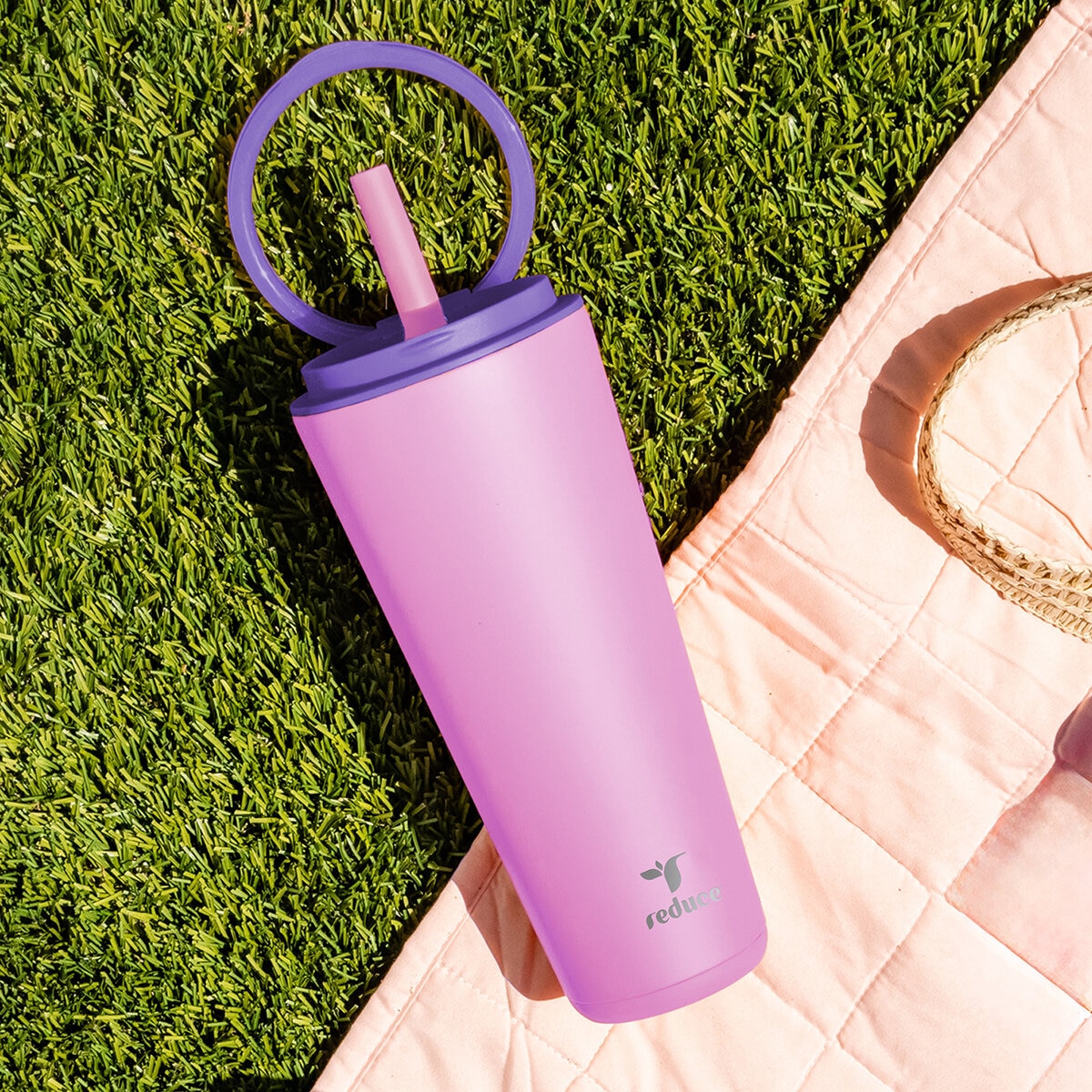 Reduce-Halo 2 Vasos Aislados al Vacío 946 mL, Rosa/Aqua Reduce-Halo 2 Vasos Aislados al Vacío 946 mL, Rosa/Aqua