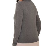 Mario Serrani Italy Suéter para Dama Gris Grande Mario Serrani Italy Suéter para Dama Gris Grande