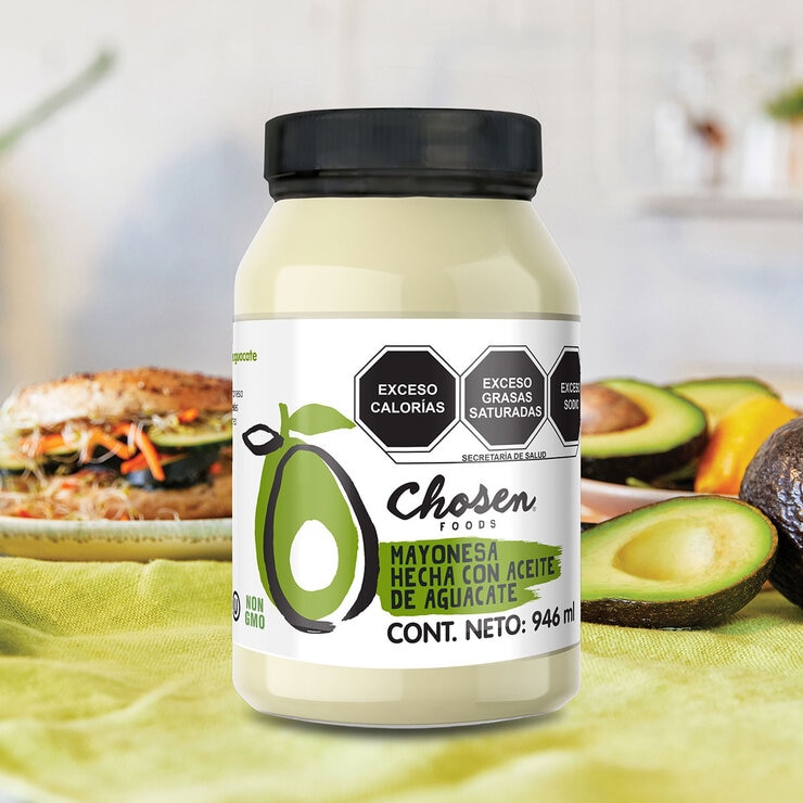 Chosen Foods Avocado Mayo 946 ml Costco México