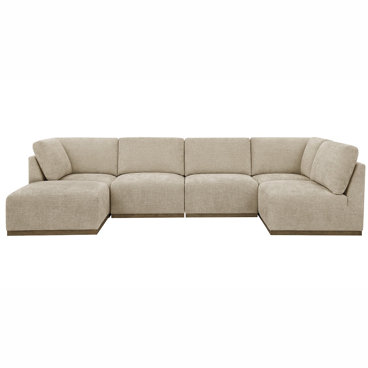 Henredon, Murphy, Seccional Modular de 6 Piezas con Otomano Henredon, Murphy, Seccional Modular de 6 Piezas con Otomano