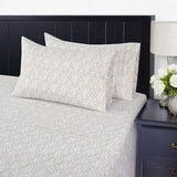 South Point Home Fashions, Juego de Sábanas Queen 6 Piezas, Dow Leaves Linen