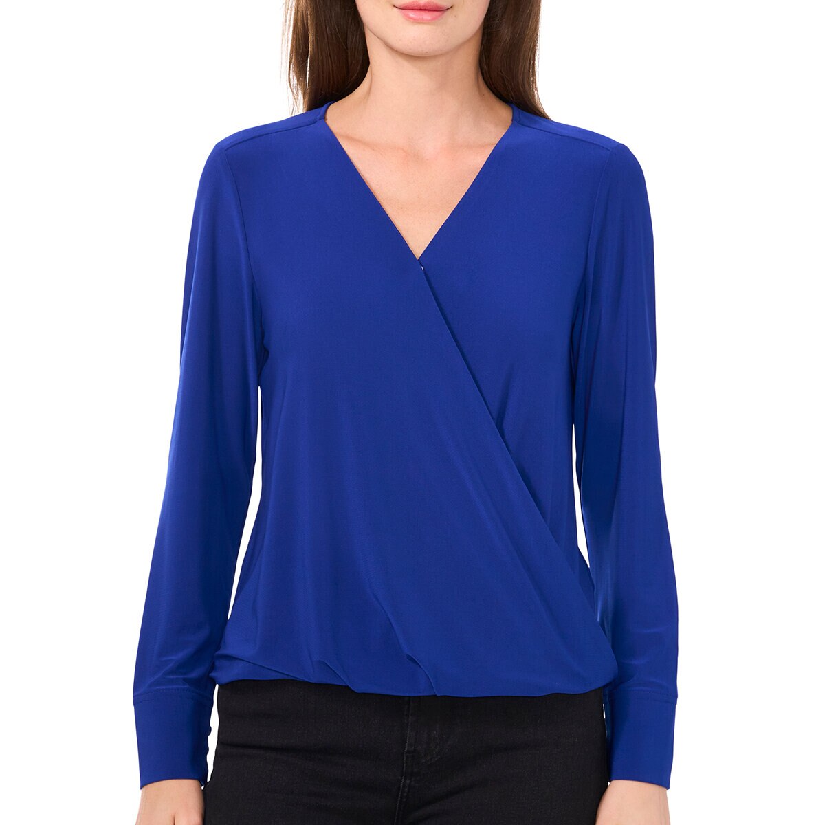 Vince Camuto Blusa para Dama Azul Extra Chica