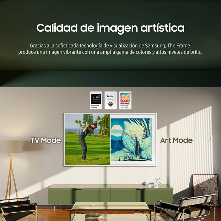 Samsung Pantalla 50" QLED The Frame 4K Smart TV + Marco