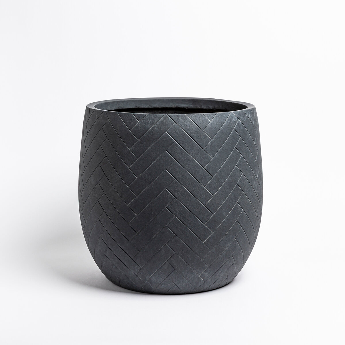 Over & Back, Tribes Maceta de Fibra de Arcilla Gris